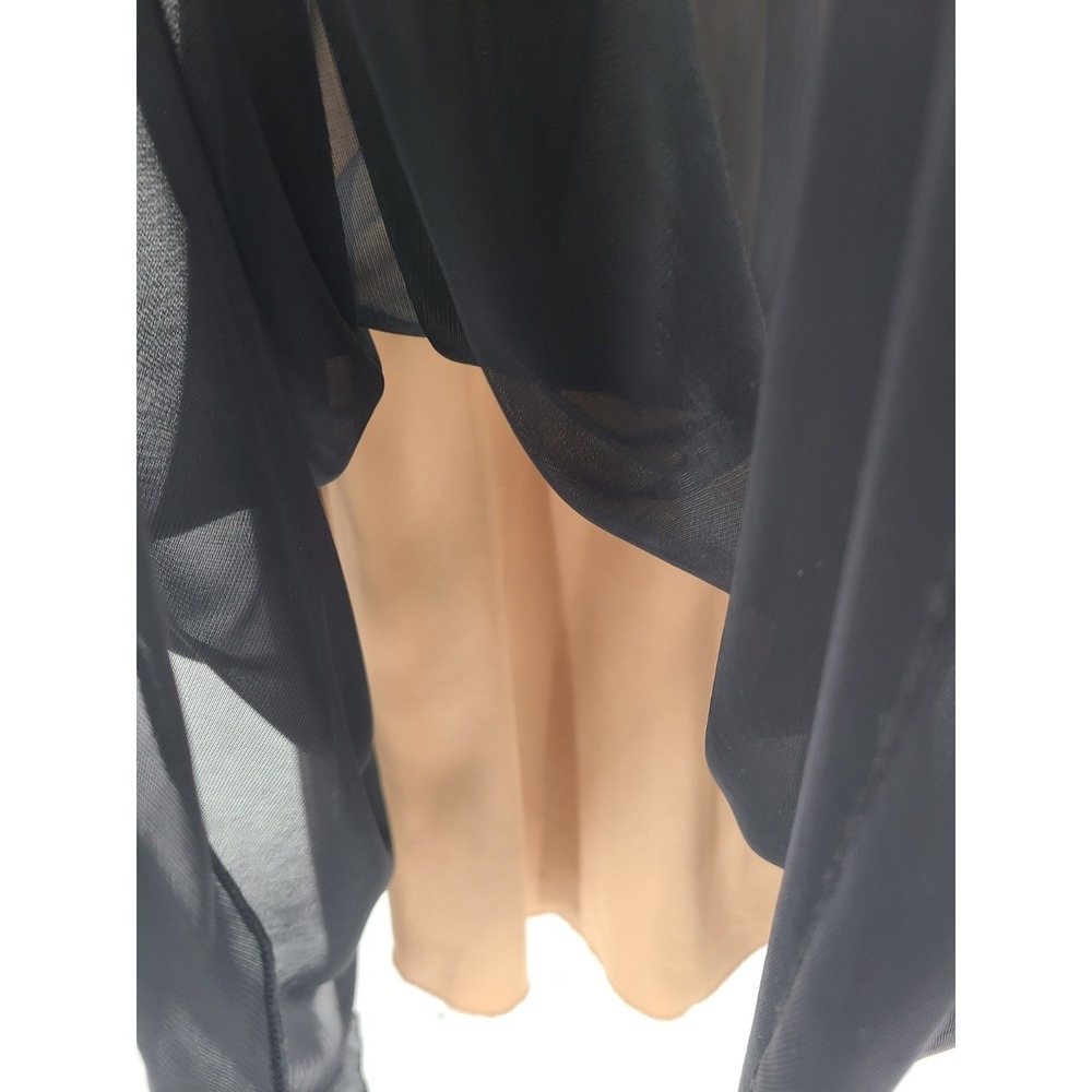 Y2K Whimsigoth Wrap Dress 8 Sheer Witchy Vamp Victorian Fairygoth - Picture 3 of 13